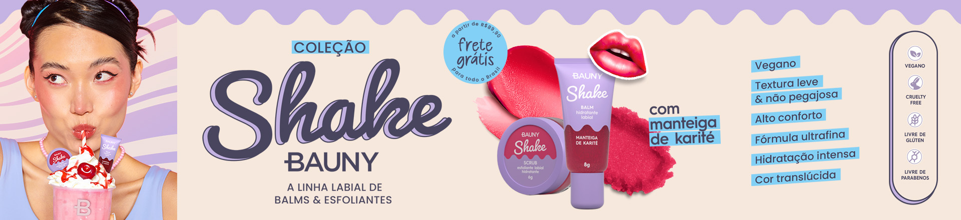 Promo shake frete